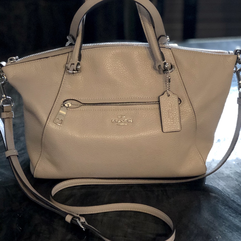 New Coach Prairie Birch satchel